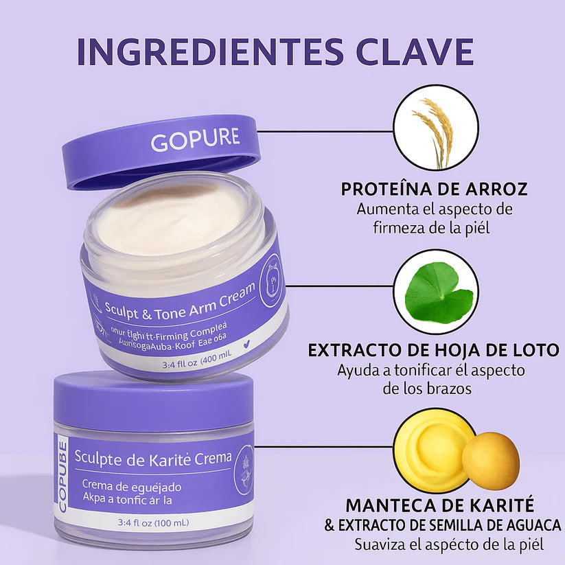 GOPURE™ | Reafirma cuello y brazos sin cirugía.