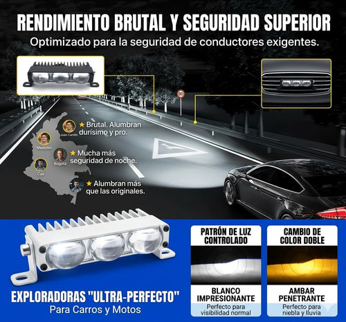 NightForce LED™ | Más visibilidad, más seguridad y un look imponente